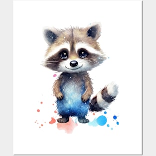 This cute little raccoon is too adorable to resist Posters and Art